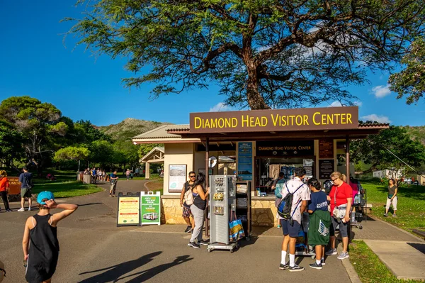 Гонолулу Гавайи Декабря 2022 Года Diamond Head Visitor Center — стоковое фото