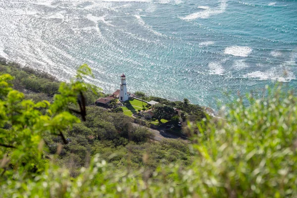 Blick Auf Den Diamond Head Leuchtturm Vom Diamond Head Vulkan — Stockfoto