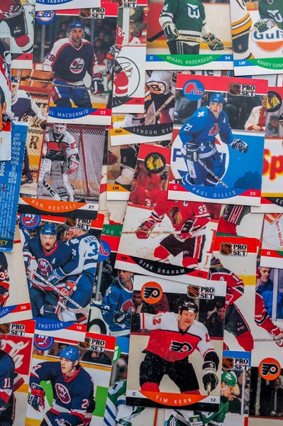 Calgary Alberta Ledna 2023 Ročník Národní Hokejové Ligy Hráč Hokejové Stock Obrázky