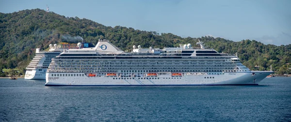 Roatan Honduras Maart 2023 Cruiseschip Oceana Marina Bij Roatan Caribische — Stockfoto