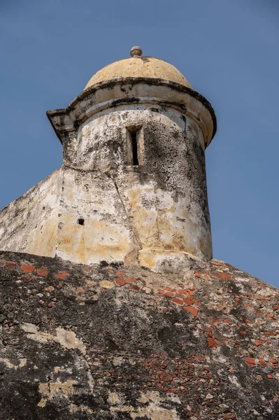 Vue Sur Les Remparts Forteresse San Felipe Barajas — Photo