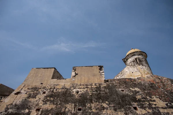 Blick Auf Die Festungsmauern Von San Felipe Barajas — Stockfoto