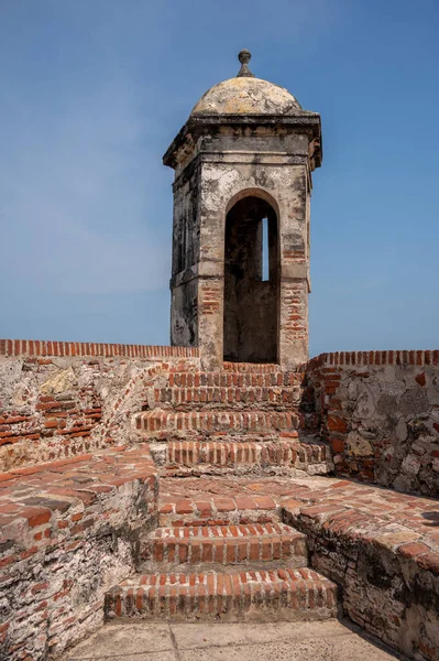 Άποψη Των Προμαχώνων Των Τειχών Και Των Χαρακτηριστικών Του Φρουρίου — Φωτογραφία Αρχείου