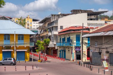 Panama Şehri, Panama - 1 Nisan 2023: Panama şehrinin muhteşem Eski Çeyreği.