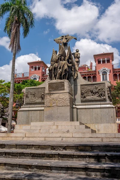 Panama City Panama April 2023 Ansichten Des Somon Bolivar Plaza — Stockfoto