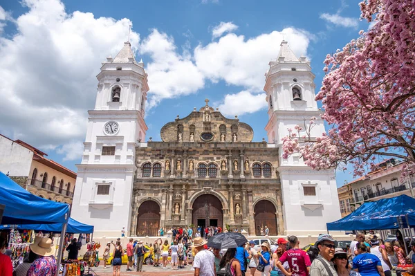 Panama City Panama 1Er Avril 2023 Cathédrale Métropolitaine Basilique Santa — Photo