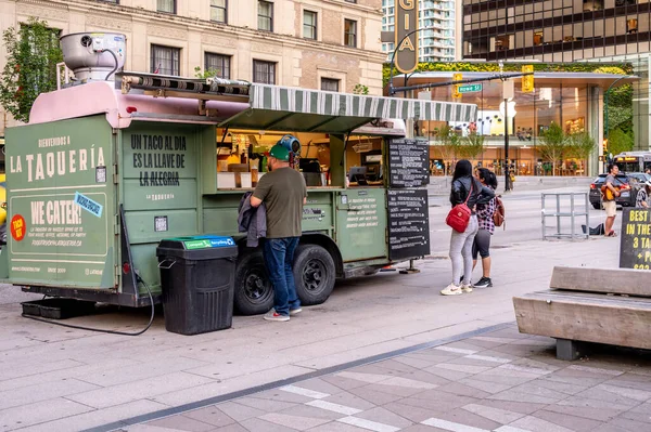 Vancouver British Columbia May 2023 Taqueria Food Truck Vancouver — Stock Photo, Image