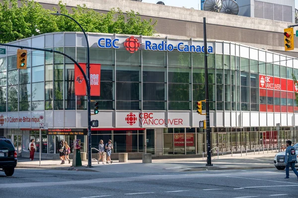 Vancouver Canada May 2023 Exteriof Cbc Radio Canada Building Vancouver — Stock Photo, Image