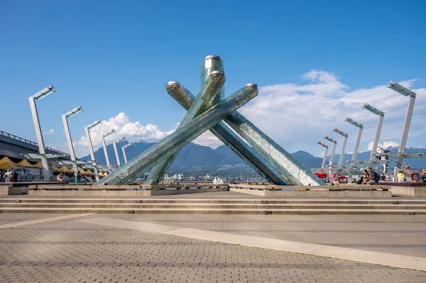 Vancouver Colombie Britannique Mai 2023 Chaudron Olympique Vancouver Convention Centre — Photo