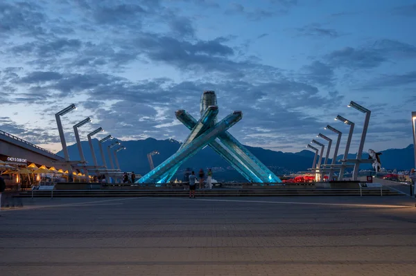 Vancouver Colombie Britannique Mai 2023 Chaudron Olympique Vancouver Convention Centre — Photo