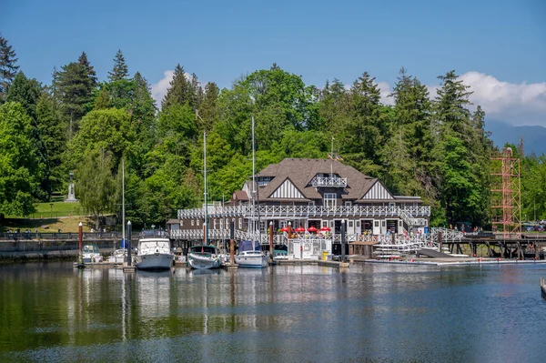 Vancouver Colúmbia Britânica Maio 2023 Vista Prédio Vancouver Rowing Club — Fotografia de Stock