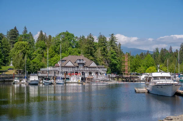 Vancouver British Columbia Május 2023 Kilátás Vancouver Rowing Club Épületére — Stock Fotó