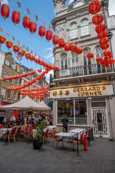 Londra Regno Unito Luglio 2023 Veduta Chinatown Londra Inghilterra — Foto Stock