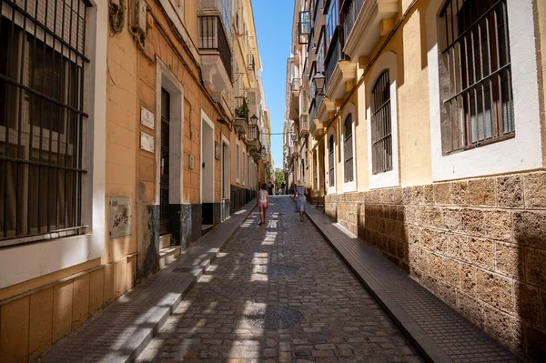 카디스 스페인 2023년 23일 카디스의 타운의 아름다운 거리와 — 스톡 사진