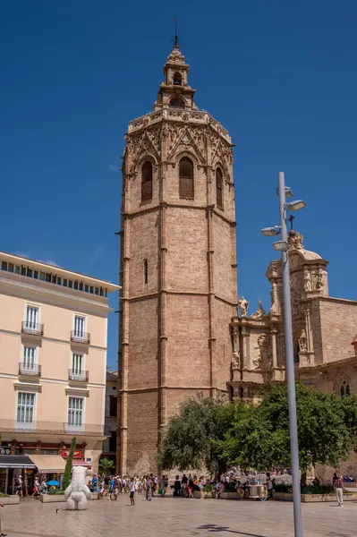 Valencia Spagna Luglio 2023 Bella Cattedrale Valencia Basilica Della Virgen — Foto Stock