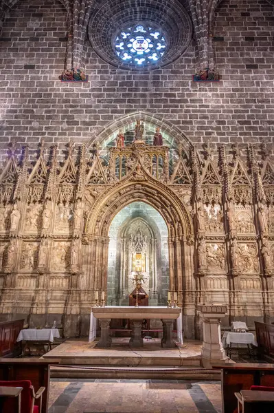 Valencie Španělsko Července 2023 Svatý Grál Chrámu Relika Valencijská Katedrála — Stock fotografie