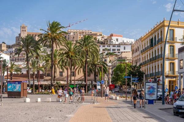 Eivissa Espanha Julho 2023 Bela Eivissa Famosa Ilha Meditraniana Ibiza — Fotografia de Stock