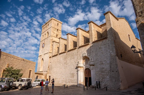 Eivissa Spagna Luglio 2023 Bella Cattedrale Eivissa Sulla Famosa Isola — Foto Stock