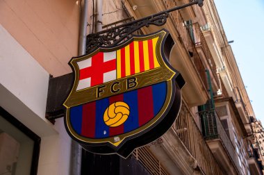 Palma de Mallorca, İspanya - 28 Temmuz 2023: FC Barelona Futbol Kulübü.