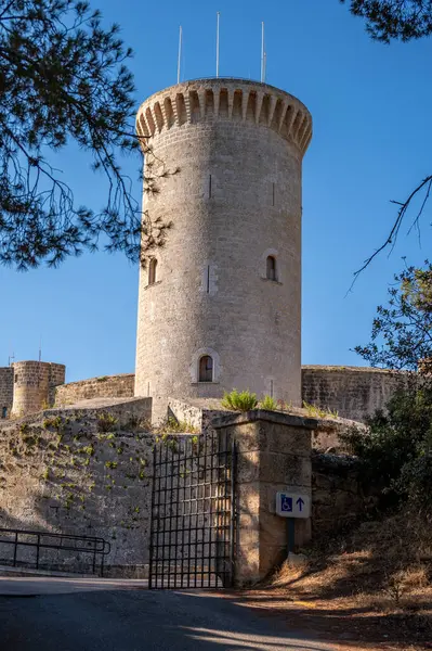 Blick Auf Das Historische Schloss Von Bellver Palma Mallorca Spanien — Stockfoto