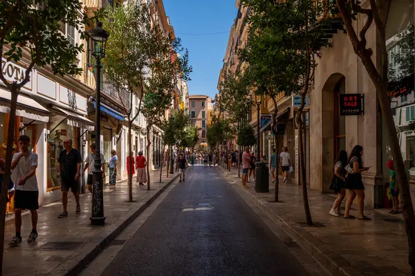 Palma Mallorca Spain July 2023 Beautiful Street Scenes Architecture Palma — Stock Photo, Image