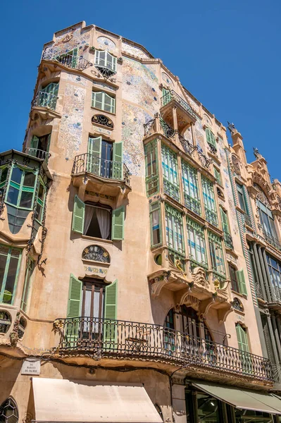 Palma Mallorca España Julio 2023 Hermosas Escenas Callejeras Arquitectura Palma — Foto de Stock