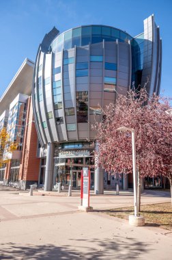 Calgary, Alberta - 9 Ekim 2023 Calgary SAIT kampüsündeki binalar.