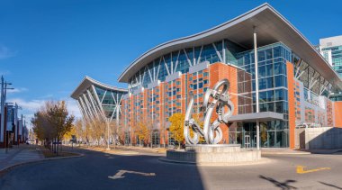 Calgary, Alberta - 9 Ekim 2023 Calgary SAIT kampüsündeki binalar.