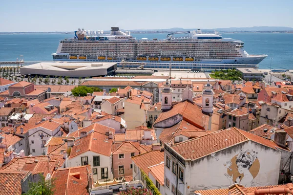 Лиссабон Португалия Июля 2023 Года Красивые Соревнования Архитектура Старом Городе Стоковое Фото