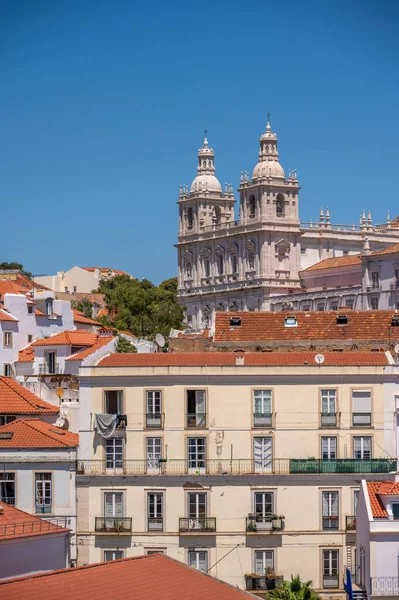 Lisboa Portugal Julio 2023 Hermosas Vistas Mirador Portas Sol Ciudad Imágenes De Stock Sin Royalties Gratis