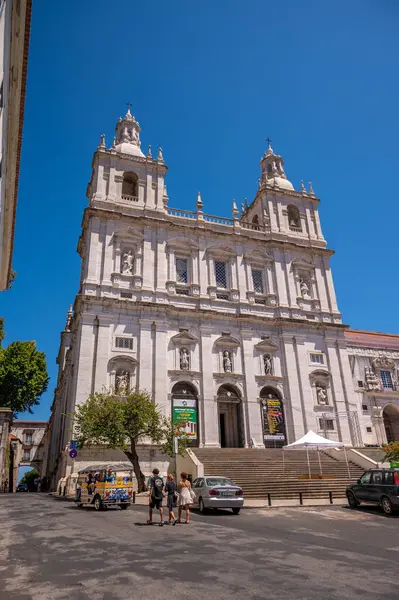 Lisabon Portugalsko Července 2023 Kostel Klášter Vicente Fora Starém Městě Stock Obrázky