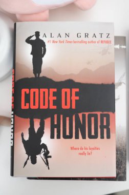 Calgary, Alberta - 16 Şubat 2024: Alan Gratz 'ın Onur Yasası.