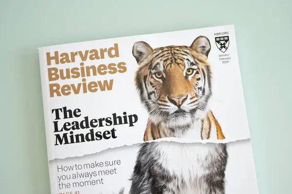 Calgary Alberta February 2024 Cover Harvard Business Review Magazine Edition Stock Picture