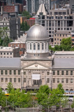 Montreal, Quebec - May 23, 2024: Historic Bonsecours Market in Montreal. clipart