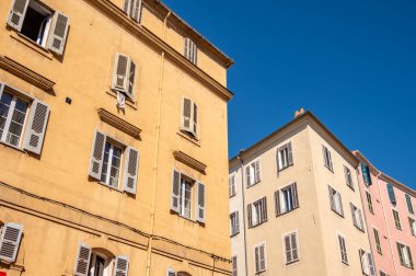 Ajaccio, Korsika 'da geleneksel mimari.