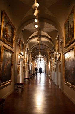 Ajaccio, Fransa - 8 Ağustos 2024: Fesch Müzesinde Sergiler, Ajaccio.