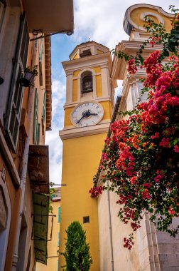 Fransa 'nın Villefranche Sur Mer kentindeki St. Michael Kilisesi.