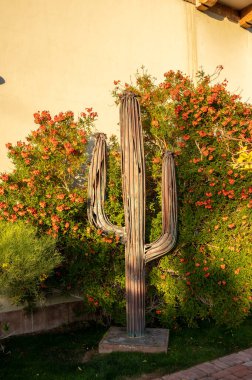 Scottsdale, Arizona - December 23, 2024: Exterior of BIschoffs gallery in the Old Town of Scottsdale, Arizona. clipart