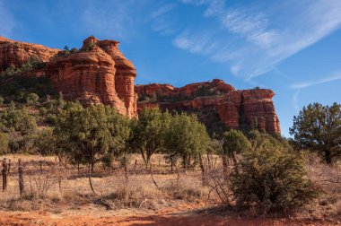 Views of Bear Mountain near Sedona, Arizona. clipart