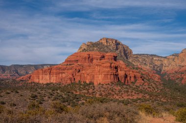 Sedona, Arizona yakınlarındaki Ayı Dağı manzarası.