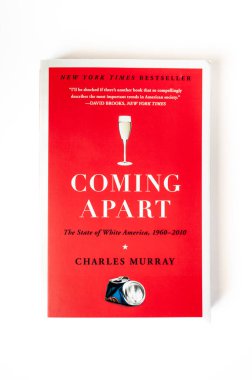 Calgary, Alberta - 31 Ocak 2025: Coming Apart 'ın kapağı Charles Murray.