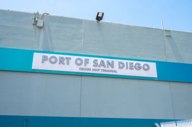 San Diego, California - 7 Ağustos 2025 San Diego Gemi Terminalinin Limanı.