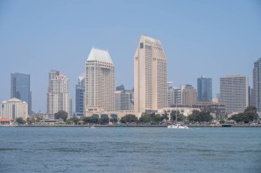 Bir yaz gününde San Diego silueti.