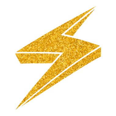 Yapıştırma biçiminde el çizimi gök gürültüsü karalaması