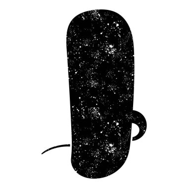 grunge rustic chat kabarcık vektör çizimi