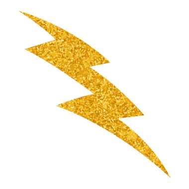 Yapıştırma biçiminde el çizimi gök gürültüsü karalaması