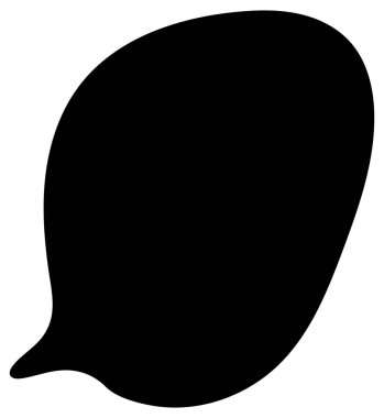 Siyah el çizimi sohbet baloncuğu el çizimi vektör çizimi