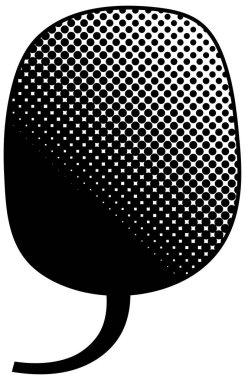 siyah yarım ton gradyan sohbet balonu