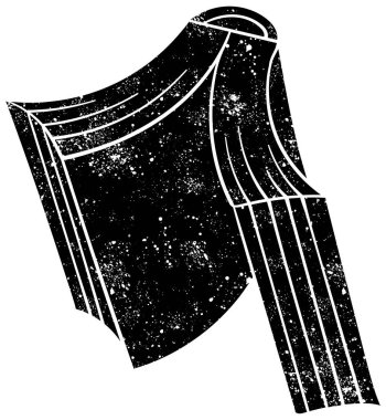 Kırsal grunge siyah beyaz kitap karalaması