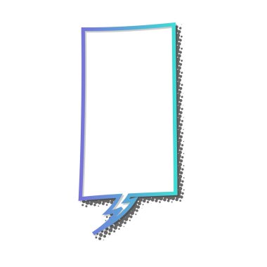 boş konuşma balonu yarım ton gölgesi